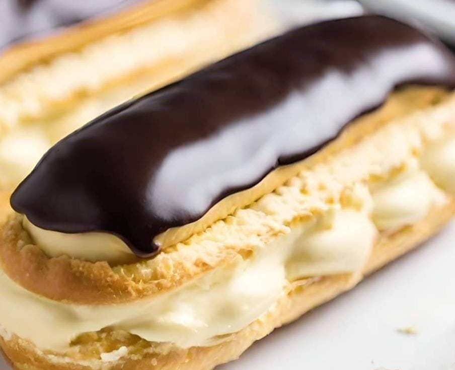 Homemade Boston Cream Eclair – RECIPES