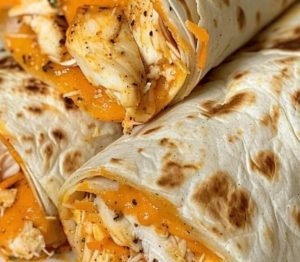 Air Fryer Hot Chicken and Cheese Wraps – RECIPES